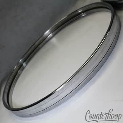*Tama 2x 20" Bass Drum Hoops Steel Metal Rims Vintage 80s Batter/Resonant Japan image 2