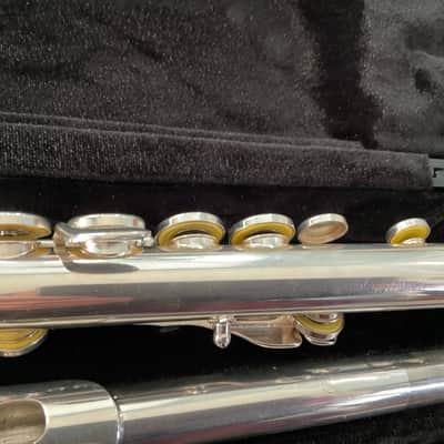 Yamaha 225SIi - Silverplated Flute Clean/All New Pads Bild 6