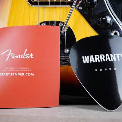 Fender MIJ Traditional II '60s Jaguar 2022 Sunburst Japan Offset w/ Gig Bag, Booklet image 2