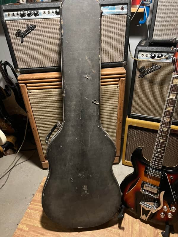 Vintage Gibson ES-335 Hard Case 1960’s - Black image 1
