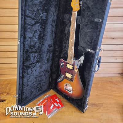 2025 Fender L/H Kurt Cobain Jaguar with Fender G&G-style Hard Case - 3-Color Sunburst, Gotoh Tuners, 8lbs 7oz image 8