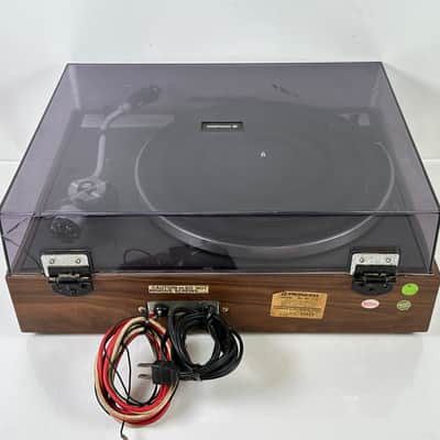 Pioneer PL-10 Turntable Wood 1970s Belt Drive image 9