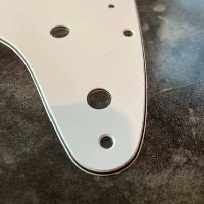 3-Ply White Pickguard For Lone Star or American Deluxe Stratocaster 11 Hole HSS Made In USA image 4