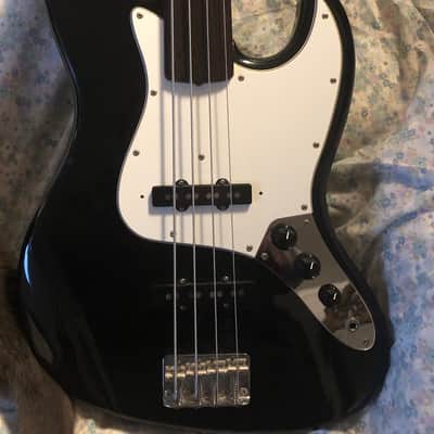 Fender Standard Jazz Bass Fretless with Rosewood Fretboard 1989 - 1997 - Black image 3