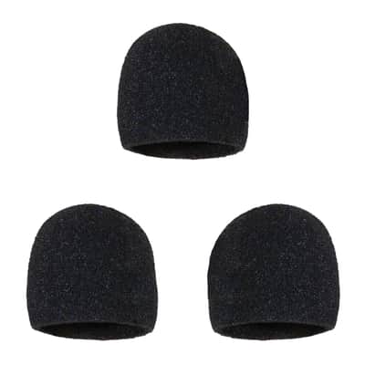 Microphone Inner Windscreen - 3 Pack - Fits Shure SM58, Beta 58A, SM48, PG58 & Others For Vocal Mic image 1
