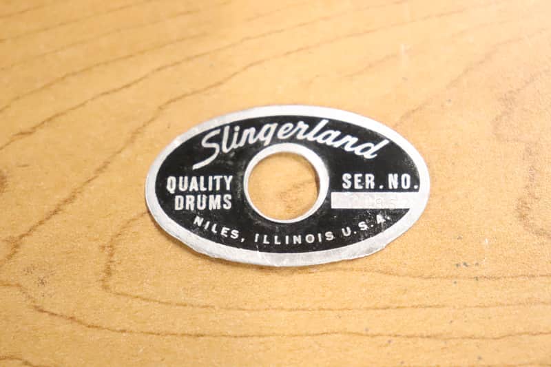 Slingerland Niles Drum Badge Vintage 1970's #1 image 1