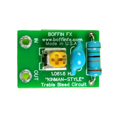 Boffin FX Kinman Adjustable Treble Bleed (1,061 Hz Green) - For PRS & Vintage Output Humbuckers image 3