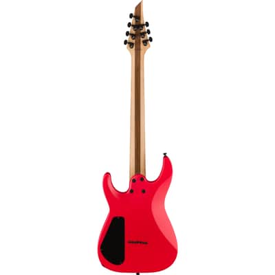 Jackson Pro Plus Dinky MDK HT7 Red with Black Bevels - Electric Guitar image 2