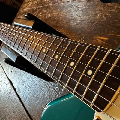 Yamaha Vintage 1986 20th Anniversary SG-7 Flying Samurai Electric Guitar Nippon Gakki MIJ Candy Blue Japan w/ HSC image 7