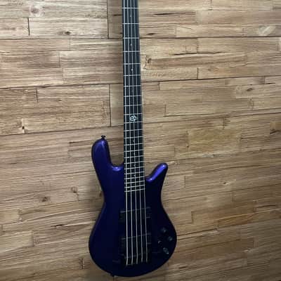 Spector NS Ethos HP 5 Bass- Plum Crazy Gloss- 9lbs 11oz w/soft case New! image 3