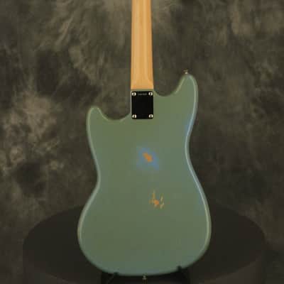 1964 Fender DUO-SONIC II Blue with '66 body CLAY DOTS + L-PLATE + '64 pickups image 17