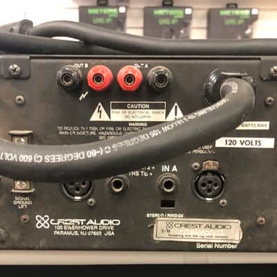 Crest Audio CA12 2200-Watt Power Amplifier 2000s - Black image 9