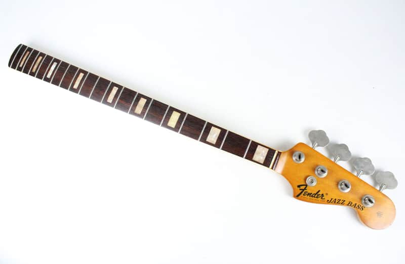 1969 Vintage Fender Jazz Bass Maple/Rosewood NECK USA 1960s Early-CBS w/Original Tuners image 1
