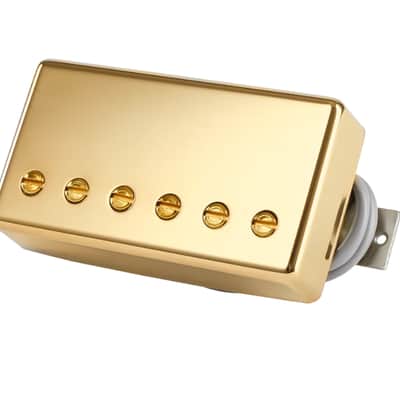 Gibson 498T Hot Alnico Pickup, Treble, Gold image 1