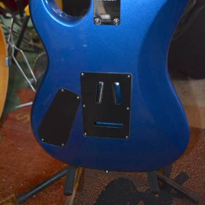 Kramer Barretta Special in Candy Blue, w/New Black Dunlop Straploks & New Black Hardshell Case image 3