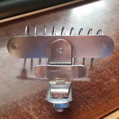 VINTAGE Pearl Hoshino Bass Drum Hoop Mount Stick Holder MIJ MADE IN JAPAN 60s Chrome VERY NICE !!! image 5
