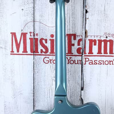 Gibson Vintage 1966 Non-Reverse Firebird III Re-Fin Re-Build Pelham Blue w Case image 13