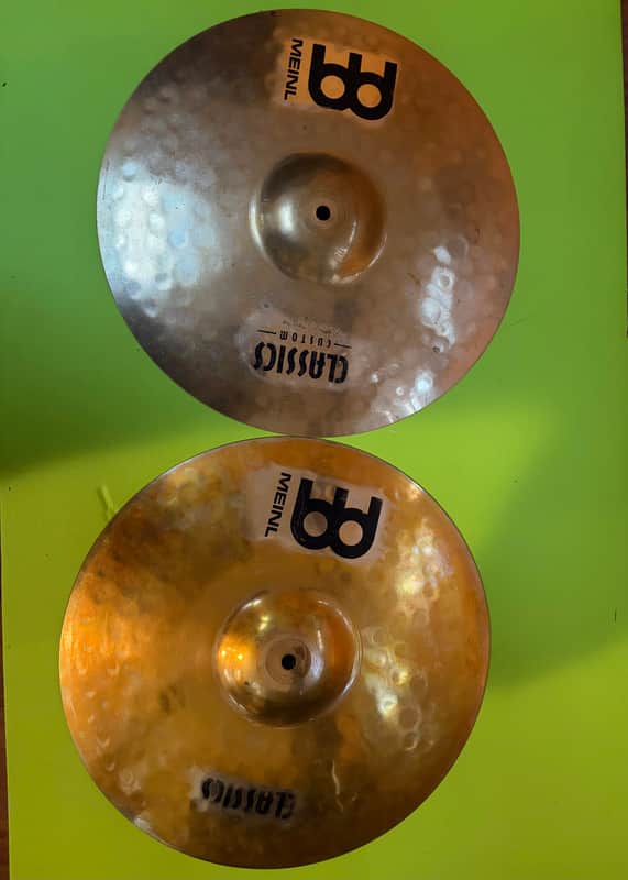 Meinl 15" Classics Custom Medium Hi-Hat (Pair) 2011 - Present - Brilliant image 1