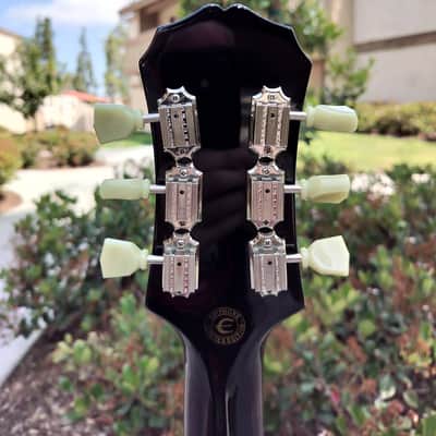 Epiphone Double Cut Junior Dr Skull Neck Gibson P100 Custom Build DC image 6