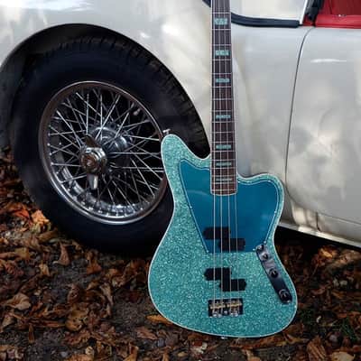 Patrick Robert model Lady Océane Bass 2017 Turquoise Sparkle image 1