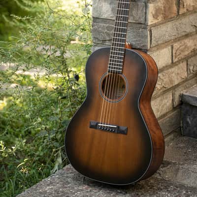 Cort Core-PE Mahogany Parlor All Solid Acoustic Guitar Fishman image 2