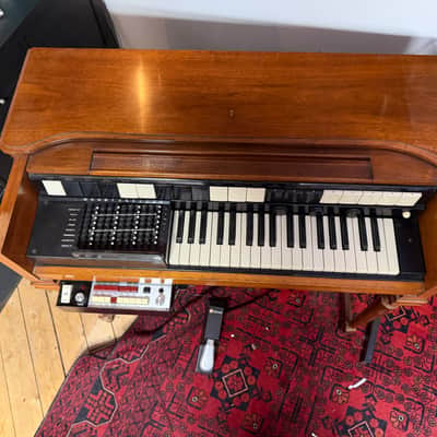 1958 Hammond S6 Mini Chord Organ Vintage Tube Keyboard Small B3 Portable Synth Super Clean image 2
