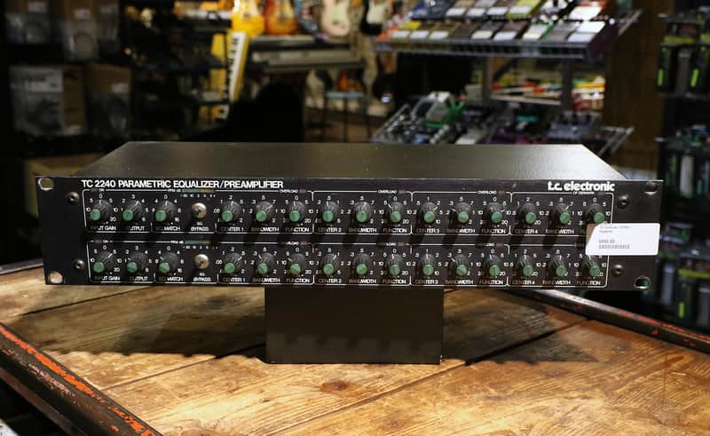 TC Electronic TC 2240 2-Channel Parametric Equalizer / Preamplifier 1990s - Black image 1