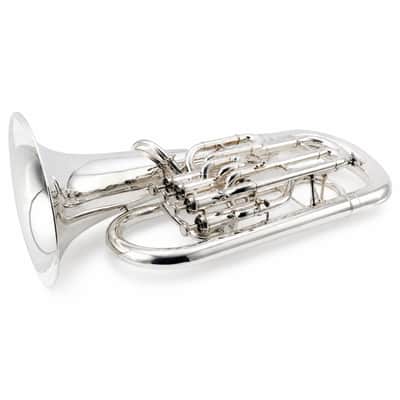 Jupiter JEP-470S Intermediate Bb Euphonium in Silver Plate SN D01052 image 13