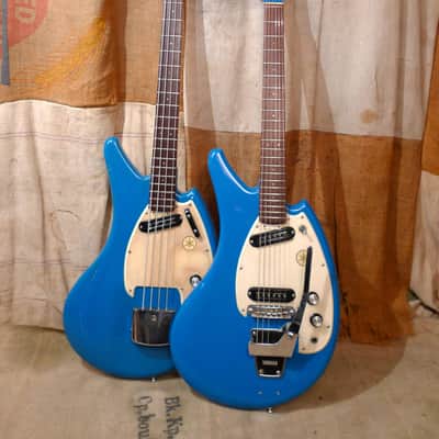 Yamaha SG2-C Flying Banana 1960's Blue image 9