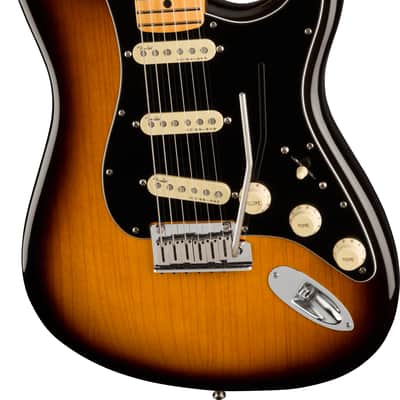 Fender American Ultra Luxe Stratocaster with Maple Fretboard 2-Color Sunburst image 1