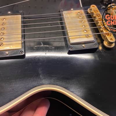2006 Gibson Custom Shop Historic ’57 Les Paul Custom Reissue Black Beauty Ebony | Long Neck Tenon | ’57 Classics | Original image 13