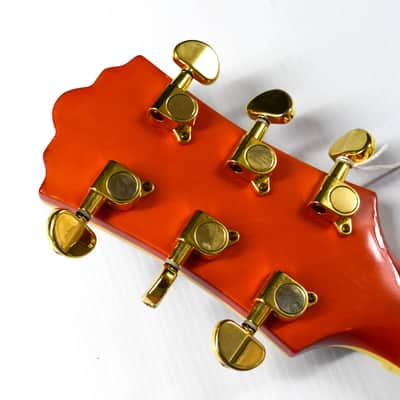 Eastwood Savannah DLX 2000s - Orange Burst Flame Maple image 11