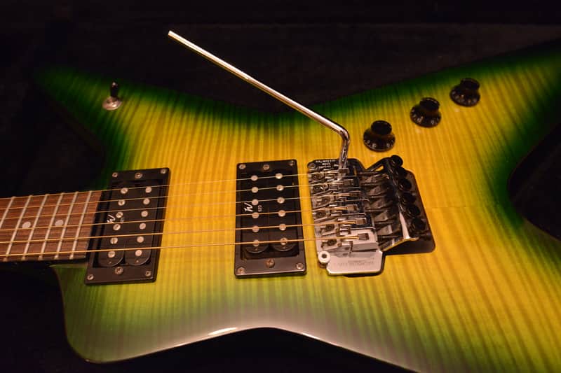 Washburn Dimebag Darrell Dime 333 DimeSlime AAA Slime Flame Top