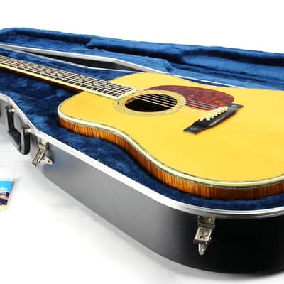 1991 Martin D-45 KLE Koa Limited Edition D45 - Bearclaw Spruce, Brazilian Rosewood Headplate, Engraved Tuners d-45kle image 2