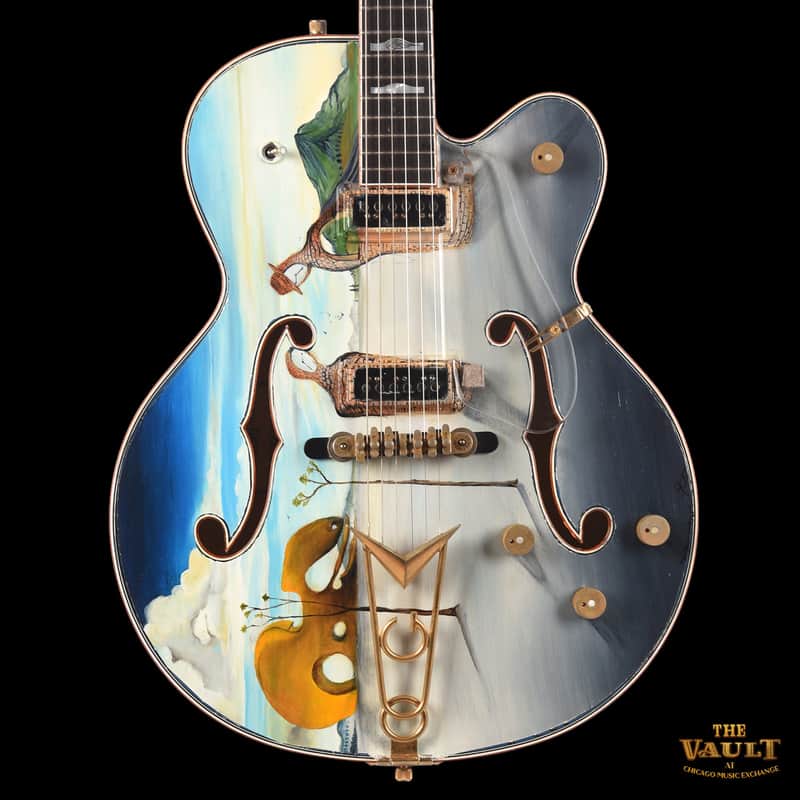 Gretsch Custom Shop Stephen Stern Masterbuilt G6136-CST White Falcon Custom Painted by Louis Markoya Protegé to Salvador Dali 2012 - Zac Brown image 1
