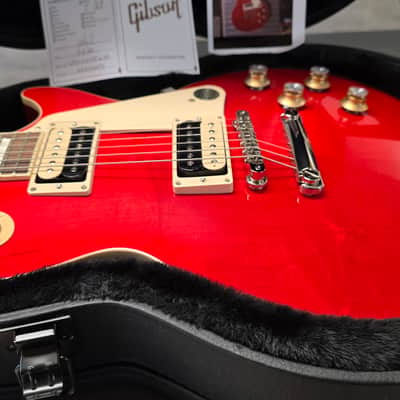 Gibson Les Paul Classic BRAND NEW Translucent Cherry 60s Standard SlimTaper Neck Push-Pull Coil Tap Phase Switching Burstbuckers Guitar image 4