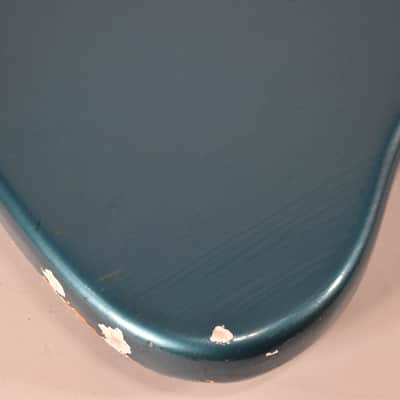 1965 Fender Jazz Bass Lake Placid Blue Finish Left-Handed Electric Bass w/OHSC image 11