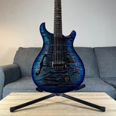 2025 PRS Special 22 Wood Library "Quilted 10-Top" Violet Blue Burst ~ w/Figured Maple Neck & Ziricote Fretboard image 10