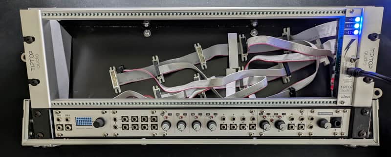 Eurorack case includes power and utility modules image 1