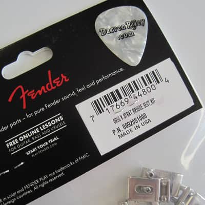 Fender USA Original Vintage Stratocaster Bridge Saddles 0992051000 image 2