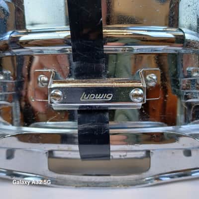 Ludwig Supraphonic 5x14"Snare Drum Blue/Olive #928722 10Lug Chicago Vintage 1972 image 10