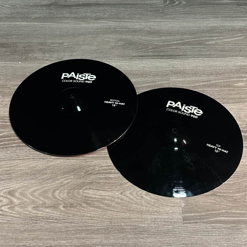 Paiste Colorsound 900 Black Hi-hat Heavy 15" image 1