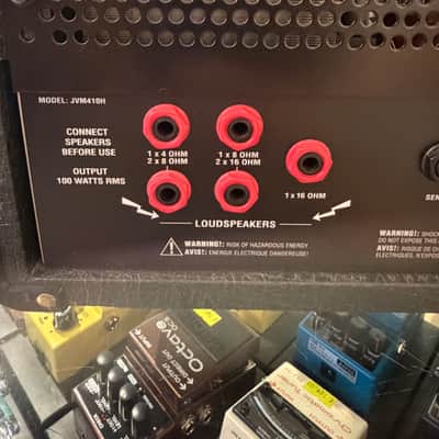 Marshall JVM410H 4-Channel 100-Watt Guitar Amp Head 2007 - Present - Black image 7