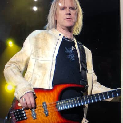 Tom Hamilton's Aerosmith, Parker - FB4 Fly Bass, Sunburst PLUS Stage Worn Leather Vest! (TH2 #29) image 2