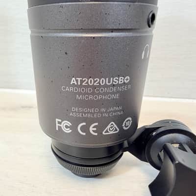 Audio-Technica AT2020USB+ USB Cardioid Condenser Microphone w/ Stand Mount 2010's-2020's image 5