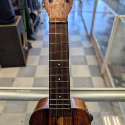 Vintage Kamaka Soprano Ukulele - Gorgeous Curly Koa - Model Unknown (Likely '60s/'70s) image 3