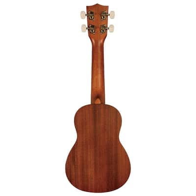 Kala KA-15S-H1 Satin Mahogany Soprano Ukulele - Hawaiian Islands w/ Hard Case image 4