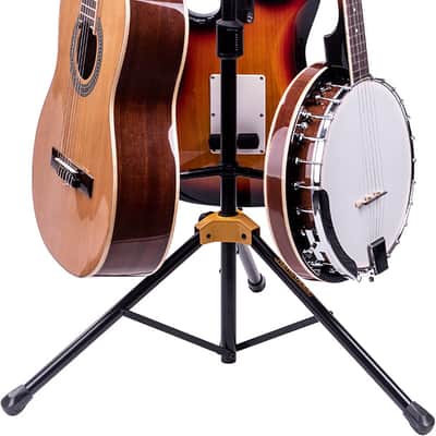 Hercules GS432B Plus Triple Guitar Stand With Backrest & Auto Grip image 6