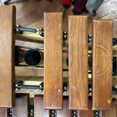 Musser Band Marimba Model #210 c.1950.  Includes Custom Wooden Travel Cases image 18