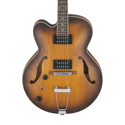 Ibanez AF55L-TF Artcore Electric Guitar, Left Handed, Tobacco Flat image 2